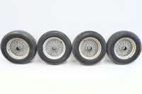 ASTON MARTIN: Four Aston Martin DB6 steel wire wheels with Pirelli Cinturato CN36 tyres