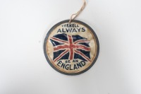 ENGLISH: Two English items, includes one 'There'll Always be an England' badge and a 2001 Goodwood Racing Circuit members adhesive sticker - 2