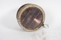 HEADLIGHTS: A tub of assorted mostly incomplete drum style headlights & parts - 4