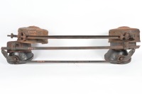 HEADLIGHTS BARS: Three headlight bars, each bar includes two light housings, all approx 1m long