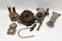 LANCIA: A c1920s Lancia Lambda Tipo 109 three speed gearbox with a tub of assorted associated parts - 4