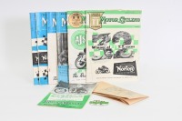 ROGER BARKER: A group of items mostly relating to UK Motor Cycling magazine