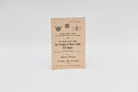 ROGER BARKER: Three official programmes from motor cycle events held in Ballarat, Victoria in the 1950s - 2