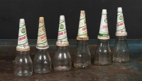 CASTROL: A Castrol 12-bottle twin oil bottle rack with bottles - 4