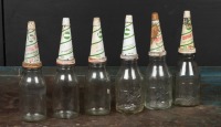 CASTROL: A Castrol 12-bottle twin oil bottle rack with bottles - 5