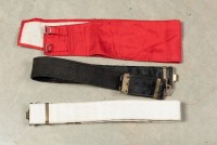 MILITARIA: Two formal military belts and a cumberbund