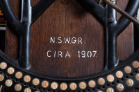 DARLING HARBOUR: An impressive early 20th century Bundy clock and timesheets purportedly from Darling Harbour Sydney goods yards - 3