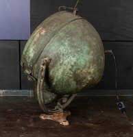 GENERAL ELECTRIC: A vintage General Electric brass searchlight - 2