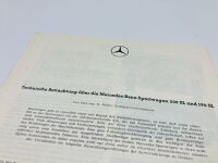 MERCEDES-BENZ: A pair of factory press releases together with a technical study, English/German text - 4
