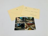 FERRARI: A signed card from former CEO of Ferrari Luca di Montezemolo dated Christmas 2000 together with a postcard signed by three drivers. - 3