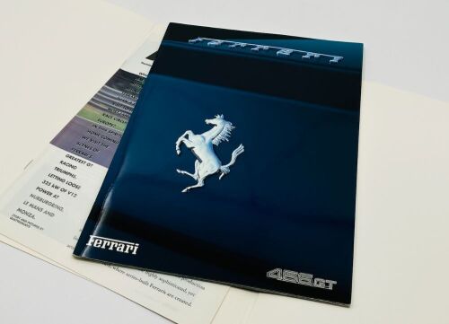 80 · FERRARI: A Sales Brochure for a 456 GT, Italian/French/English text