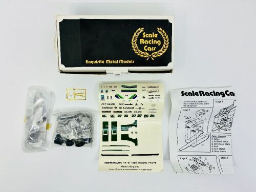 396 · WILLIAMS: A 1:43 scale model kit by S.R.C Models of the 1980 Williams FW07B, complete with original packaging [Location: Sydney]