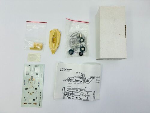 397 · FERRARI: A Tenariv 1:43 scale model kit of the Ferrari 312T from the 1975 Monaco Grand Prix, complete with original packaging [Location: Sydney]