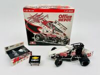 SPRINT CARS: A 1:25 scale model of Tony Stewart's #14 sprint car, limited edition 1 of 800, signed by Tony Stewart on top wing, complete with original packaging [Location: Sydney]