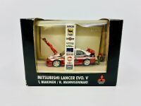 MITSUBISHI: A 1:43 scale model by Vitesse of the Mitsubishi Lancer Evo V from the 1998 Rallye Sanremo, complete with original packaging [Location: Sydney] - 4