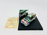 TOYOTA: A 1:43 scale model by Vitesse of the Toyota Corolla WRC from the 1998 Rally New Zealand, limited edition 0412/2500, complete certificate of authenticity and original packaging [Location: Sydney]