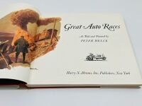 GREAT AUTO RACES: A hardcover book by Peter Helck - 3