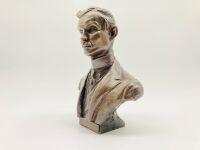 CHARLES STEWART ROLLS: A composite bust of Charles Stewart Rolls (1877-1910), signed Elton at base, approx. 21cm high [Location: Sydney] - 3