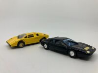 SUPER CAR: A pair of 1:43 die cast scale models from Japan including the Lamborghini Countach LP400 and Ferrari 365 GT4 BB, together with a Burago 1:64 die cast Lamborghini Aventador LP700-4 in original packaging [Location: Sydney] - 5