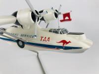 TAA CATALINA: A 1:50 scale (40cm long) wooden model, registration 'VH-SBV'. - 3