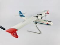 TAA CATALINA: A 1:50 scale (40cm long) wooden model, registration 'VH-SBV'. - 4