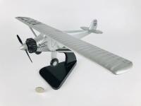 SPIRIT OF ST LOUIS: A wooden model, 36 cm long, registration 'N-X-211'.
