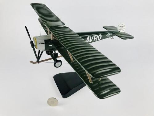 AVRO 504K: A 1:25 scale (34cm long) bi plane, wooden model.