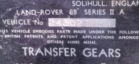 1965 Land Rover 88 SWB Series IIA [Location: Melbourne] - 83