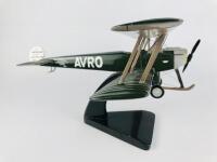 AVRO 504K: A 1:25 scale (34cm long) bi plane, wooden model. - 2