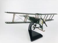 AVRO 504K: A 1:25 scale (34cm long) bi plane, wooden model. - 4