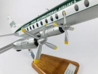 AER LINGUS: A 1:60 scale (40cm long) Irish International Airlines, 'Vickers Viscount 808' wooden model, registration 'EI-AKK'. - 4