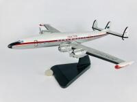 QANTAS: A 1:90 scale (40cm long) 'Lockheed Super Constellation' wooden model, registration 'VH-EBM'