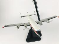 QANTAS: A 1:90 scale (40cm long) 'Lockheed Super Constellation' wooden model, registration 'VH-EBM' - 3