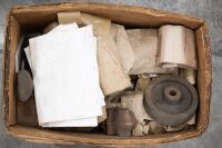 PORTER 2-6-0: A box of unmachined parts believed to belong to an O.S. Engines Porter 2-6-0 3 1/2 inch gauge live steam locomotive kit, includes several instructional guides also