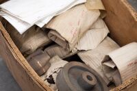 PORTER 2-6-0: A box of unmachined parts believed to belong to an O.S. Engines Porter 2-6-0 3 1/2 inch gauge live steam locomotive kit, includes several instructional guides also - 2