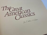 THE GREAT AMERICAN CLASSICS: A leather bound hardcover porfolio of 24 prints by artist Ken Dallison, numbered 1413/2000. - 4