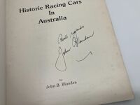 HISTORIC RACING CARS IN AUSTRALIA: A softcover book by John B. Blanden, signed by the author - 3
