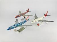 QANTAS BOEING 747-400: Three 1:200 scale (27cm long) plastic models