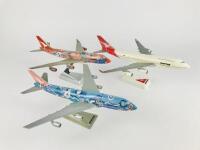 QANTAS BOEING 747-400: Three 1:200 scale (27cm long) plastic models - 2
