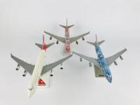 QANTAS BOEING 747-400: Three 1:200 scale (27cm long) plastic models - 3