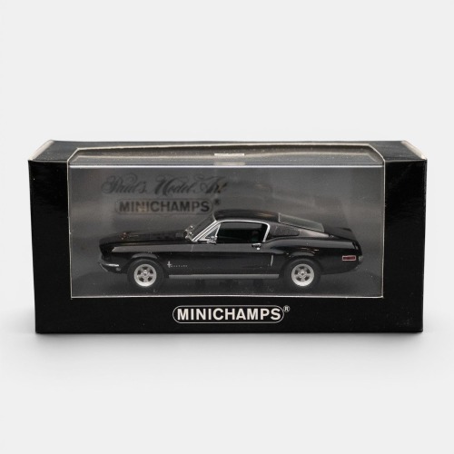 MUSTANG: A 1:43 scale Minichamps 1968 Ford Mustang fastback model, limited edition 4512 pieces, model number 400 082020