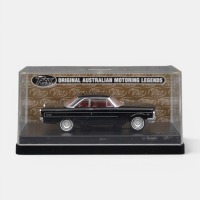 XP FUTURA: A Trax 1:43 scale Ford XP Falcon Futura hardtop coupe model, finished in black paintwork, model number TR51C, in original box