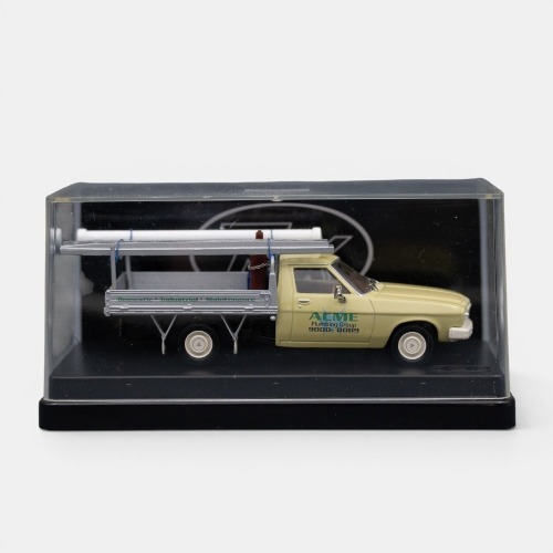 HQ ONE TONNER: A Trax 1:43 scale Holden HQ one-tonner cab chassis drop side ute model, finished in ACME plumbing group livery paintwork, model number TR45E