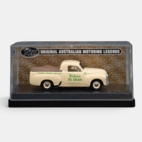 HOLDEN: A Trax 1:43 scale Holden 50-2016 (FX) ute model, finished in cream paintwork with the Peter's ice cream livery, model number TR25G