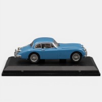 JAGUAR: A 1:43 scale Oxford diecast Jaguar XK150 coupe model, finished in Donald Campbell Bluebird blue paintwork, model number JAGXK150006