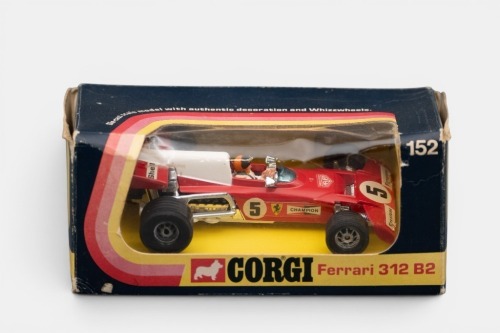 FERRARI F1: A c1973 Corgi approx 1:36 scale Ferrari 312 B2 F1 car, model No.152 in original box