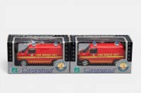 VOLKSWAGEN: Two Cararama 1:43 scale Volkswagen T4 Transporter Fire Rescue Unit vehicles in original boxes