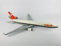 SWISSAIR: A 1:100 scale (60cm long) 'McDonnell Douglas DC10' plastic model. - 2