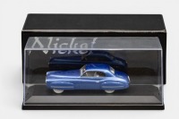 DELAHAYE: A Nickel 1:43 scale 1950 Delahaye 135M Coach Ghia-Aigle (Nickel 005) in metal blue paintwork, limited edition of 250 units, in original box