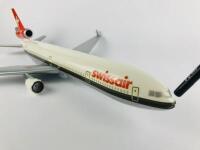 SWISSAIR: A 1:100 scale (60cm long) 'McDonnell Douglas DC10' plastic model. - 4